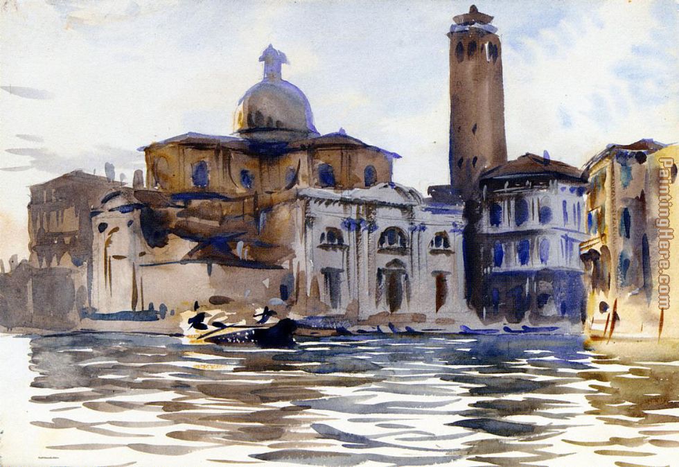 Palazzo Labbia Venice painting - John Singer Sargent Palazzo Labbia Venice art painting